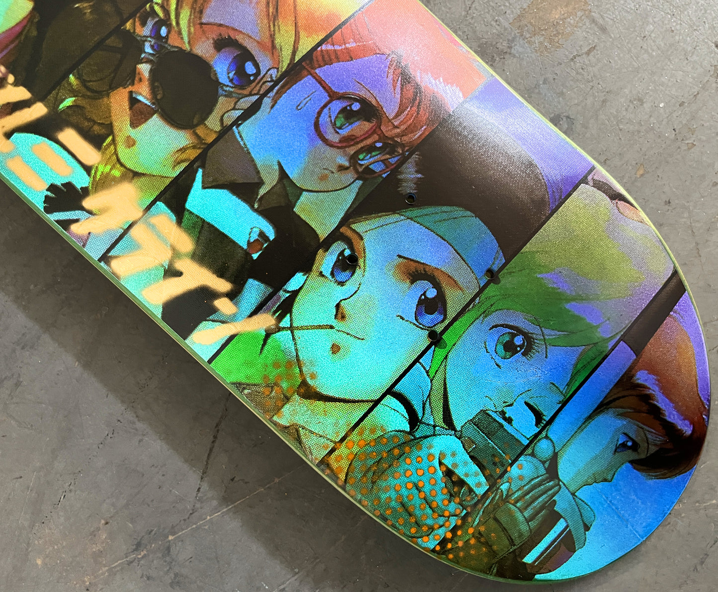 bubblegum crisis ANODIZED GRADIENT 8.5 X 32.25 1 OF 1