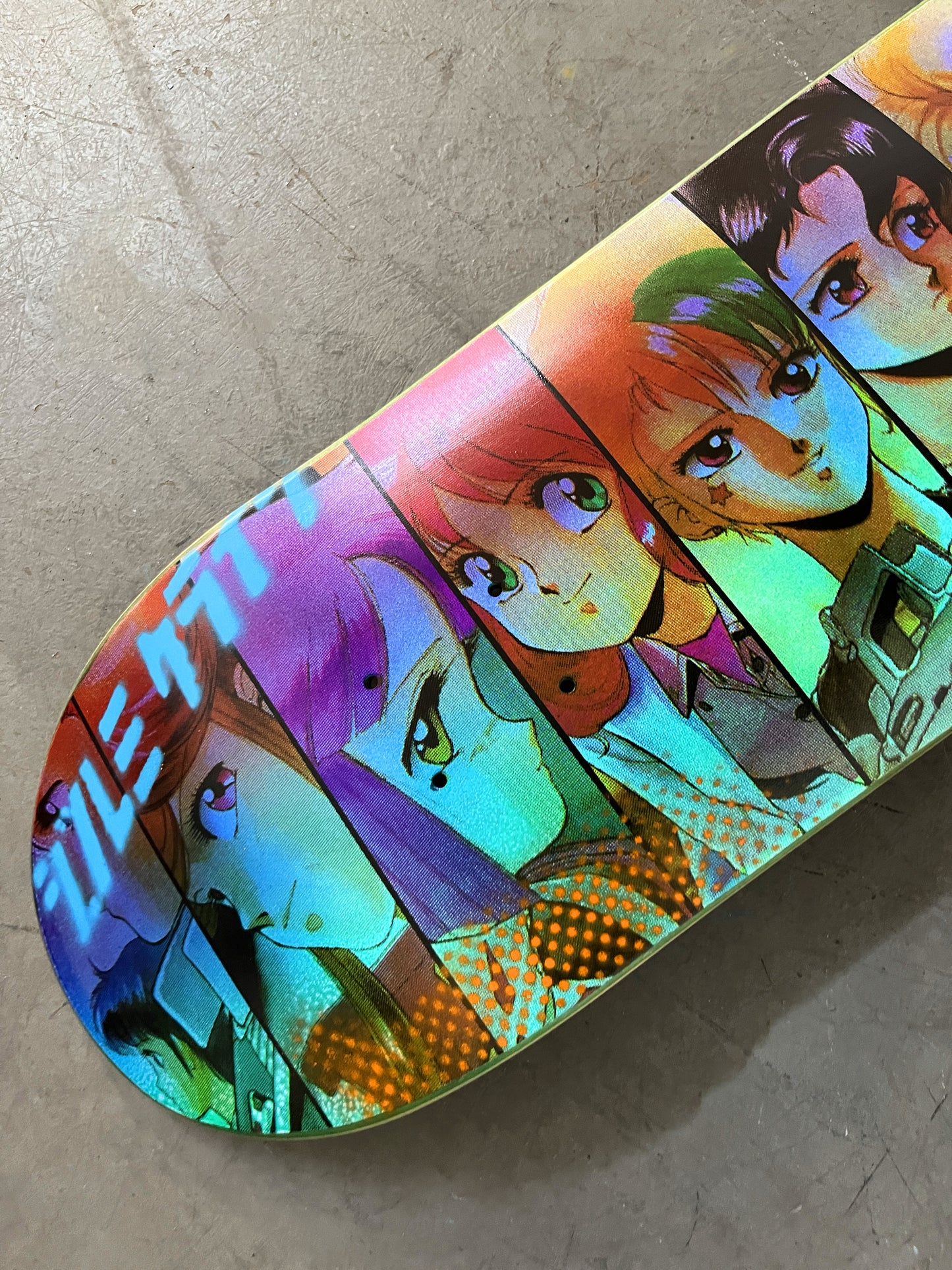bubblegum crisis ANODIZED GRADIENT 8.5 X 32.25 1 OF 1