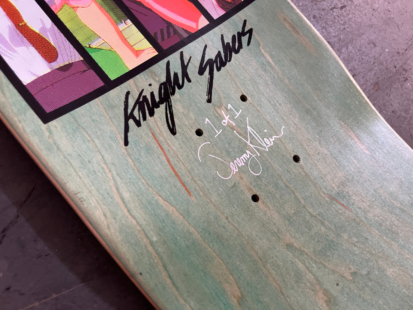 bubblegum crisis ANODIZED GRADIENT 8.5 X 32.25 1 OF 1