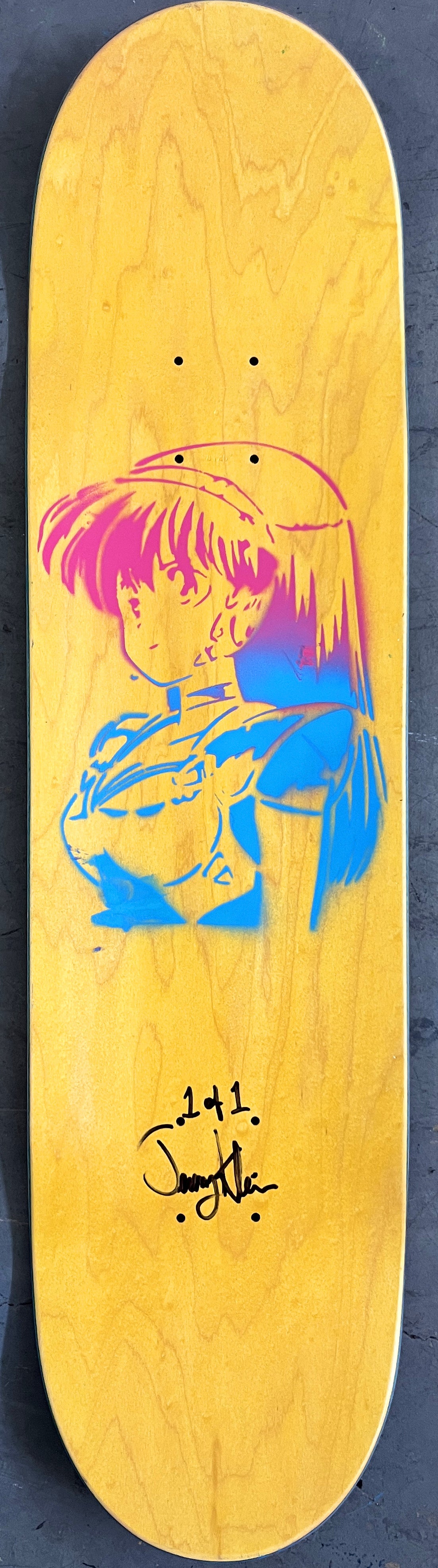devil girl 8.25 X 32.25 PURPLE/PINK MIXED PROCESS SIGNED 1 of 1