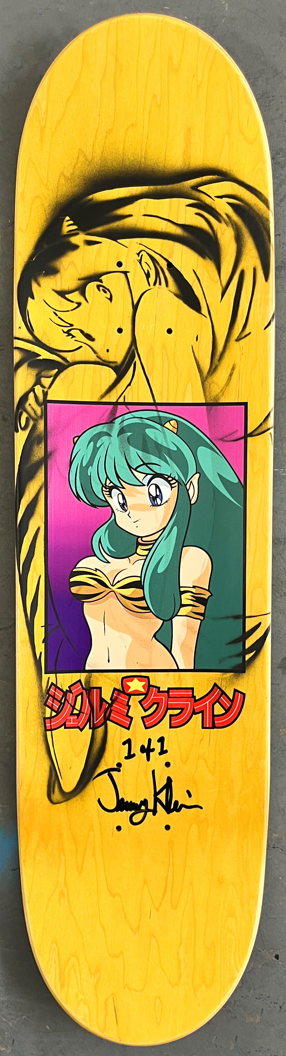 lum 8.25 X 32.25 ORANGE/BLUE/GREEN MIXED PROCESS SIGNED 1 of 1