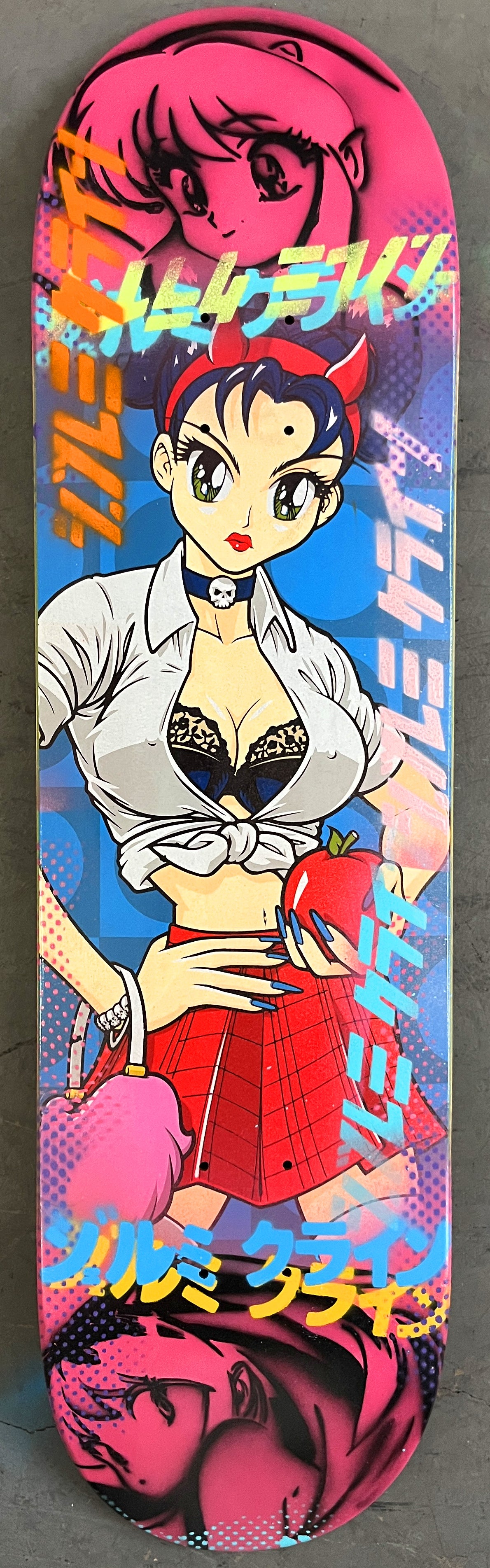 devil school girl 8.25 X 32.25 PINK MIXED PROCESS SIGNED 1 of 1