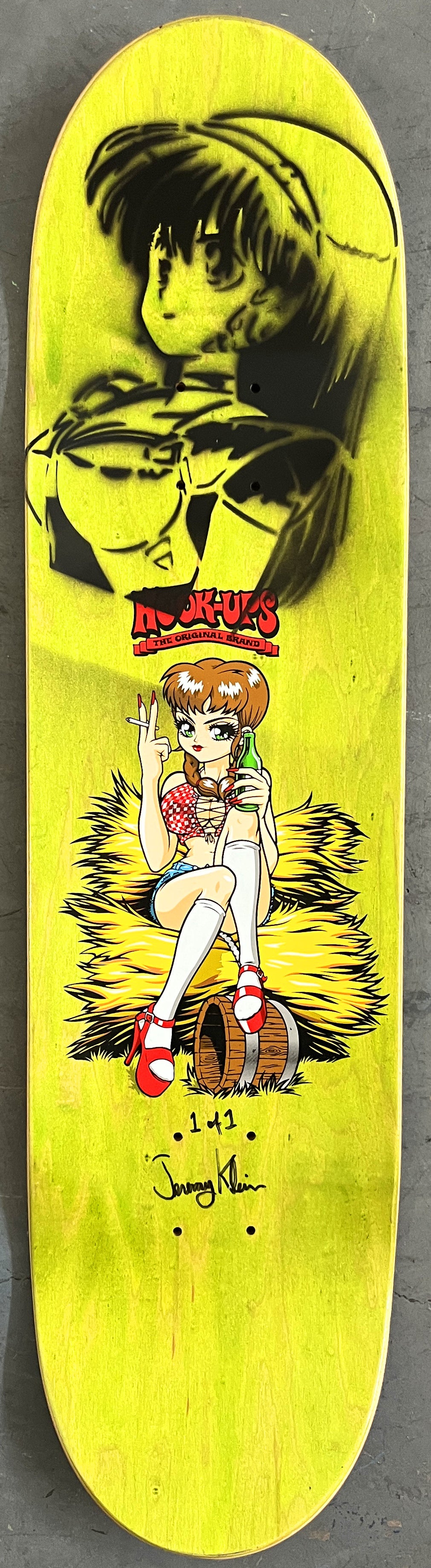 mary jane 8.25 X 32.25 BLUE MIXED PROCESS SIGNED 1 of 1