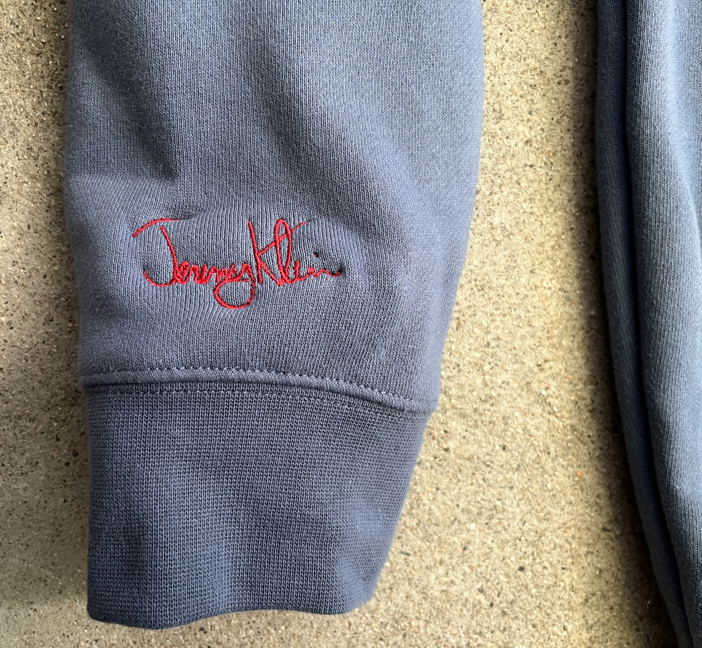 jeremy klein sequence hooded sweatshirt - SLATE BLUE 1 of 1