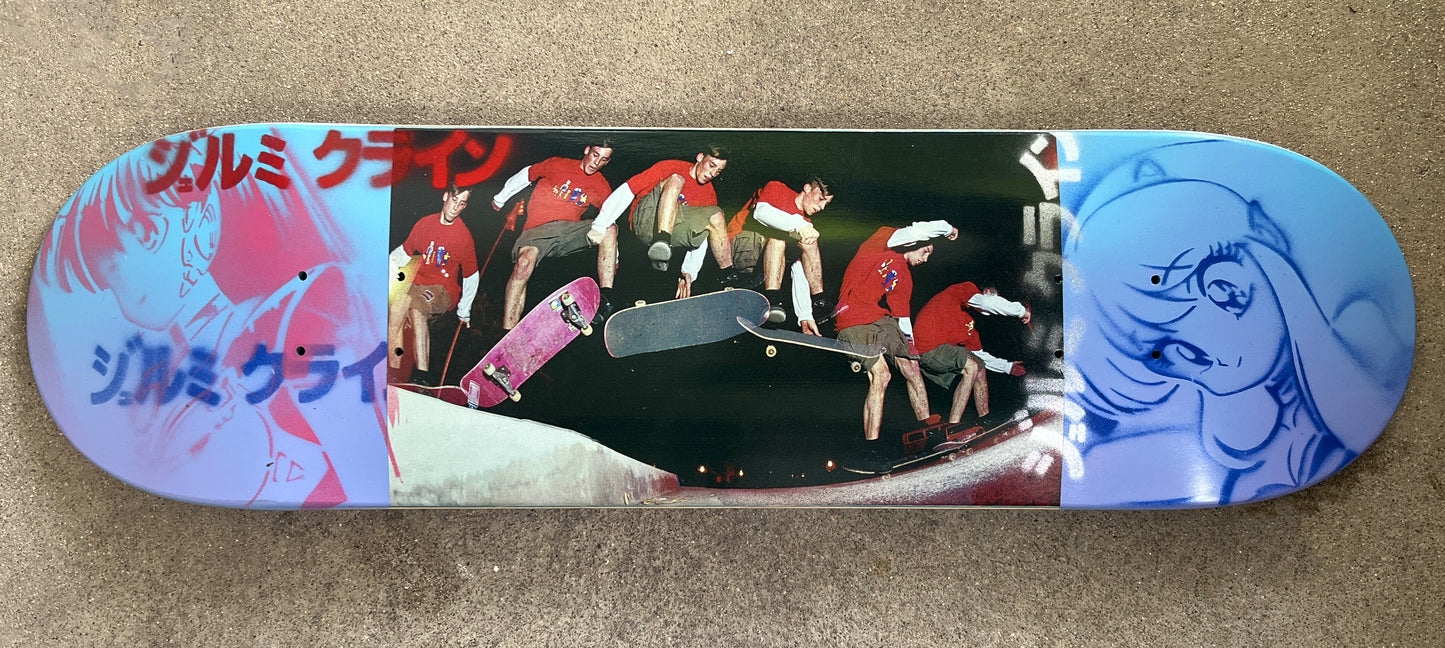 jeremy klein sequence HAND PAINTED BACKGROUND - 8.5 X 32.25 - 1 of 1