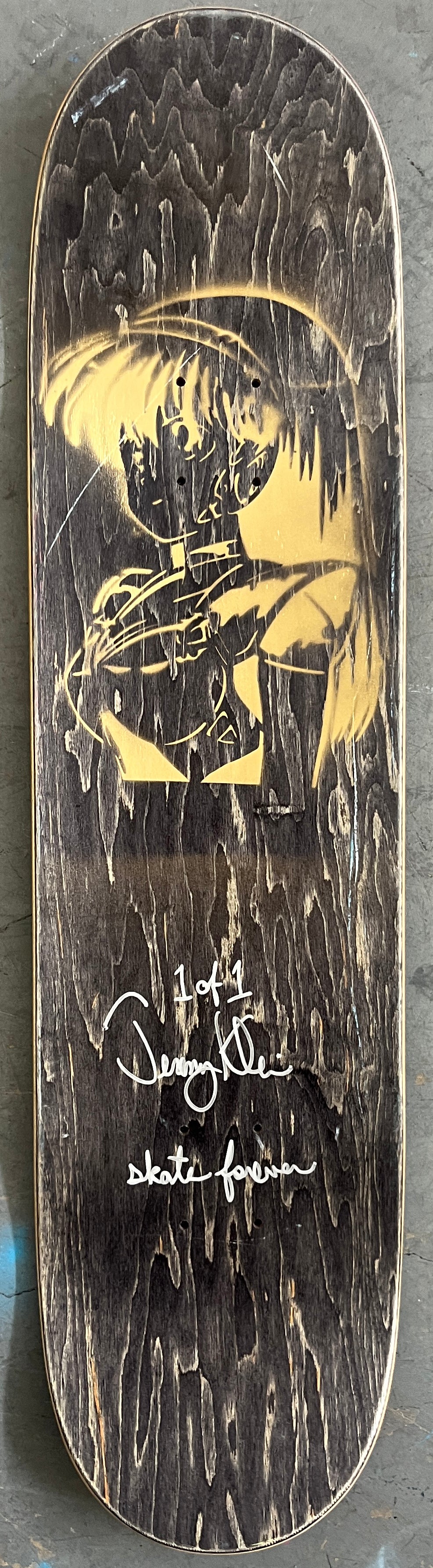 jasmine 8.0 X 31.75 METALLIC SILVER MIXED PROCESS SIGNED 1 of 1