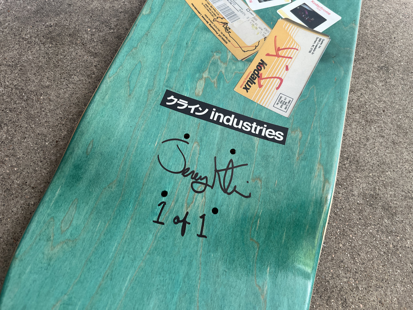 jeremy klein sequence HAND PAINTED BACKGROUND - 8.5 X 32.25 - 1 of 1