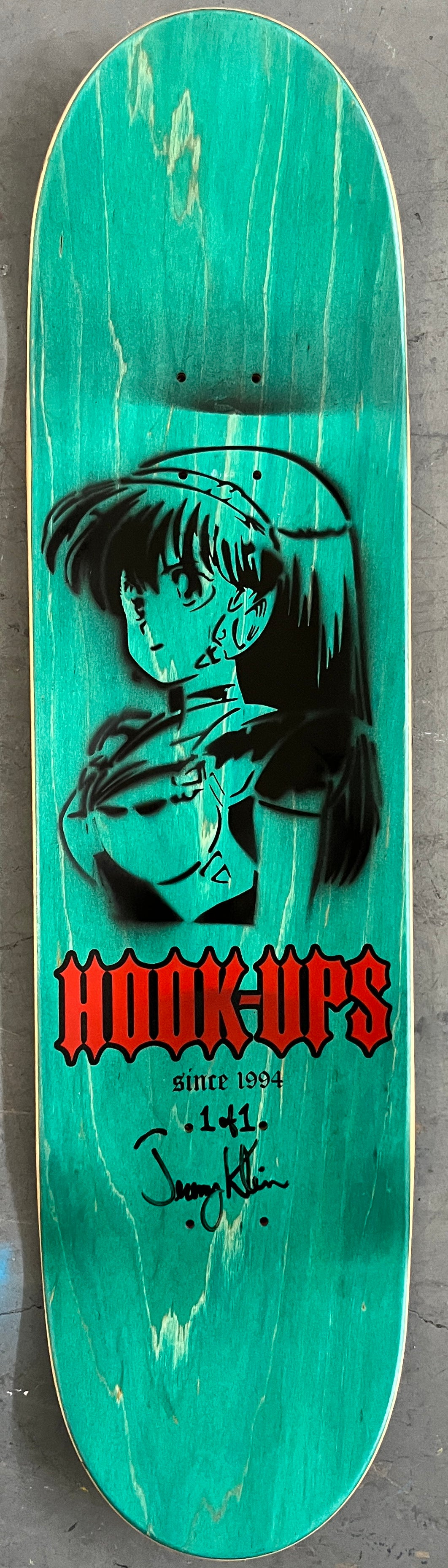 devil queen 8.25 X 32.25 BLUE MIXED PROCESS SIGNED 1 of 1