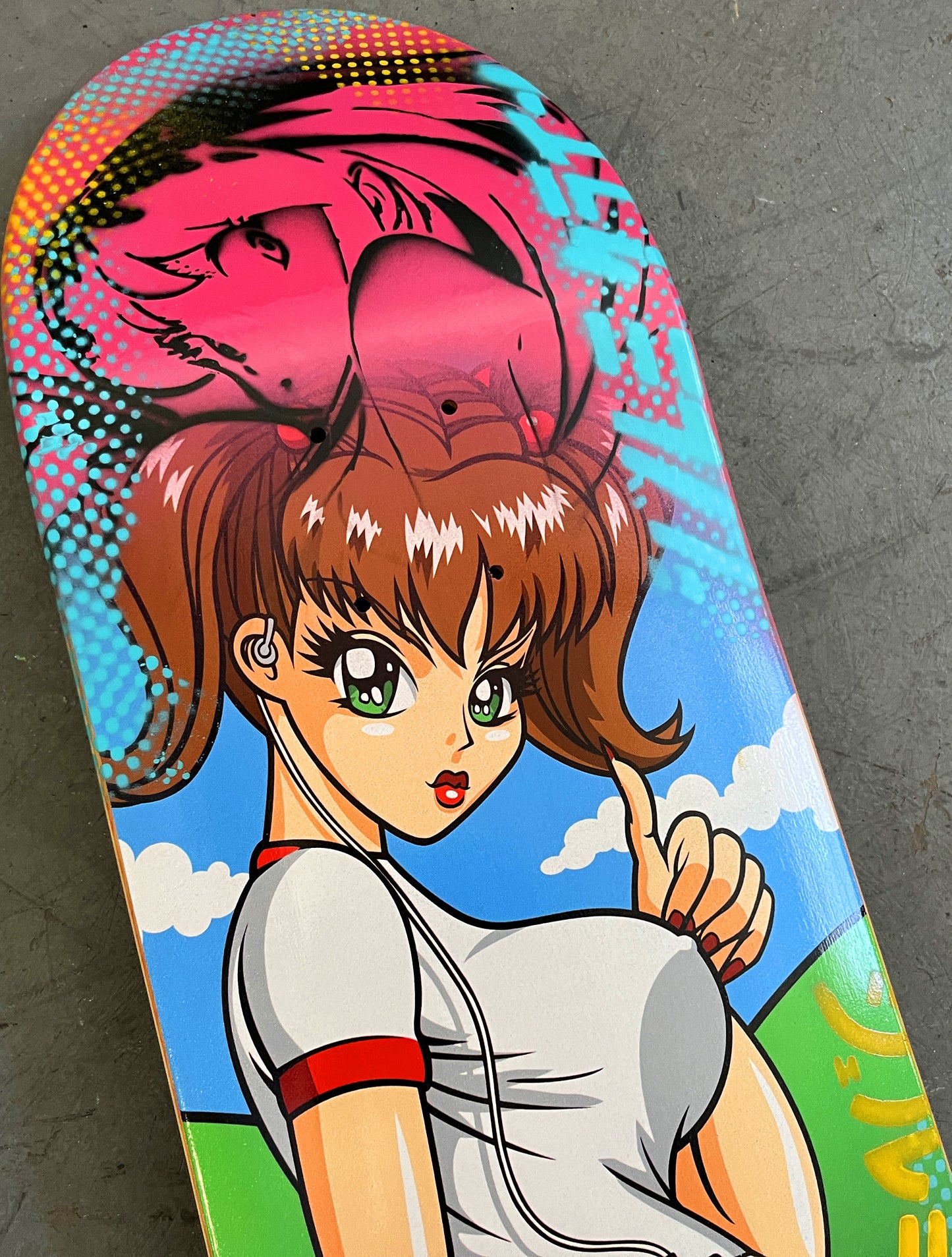 hitchhiking sakura 8.25 X 32.25 PINK MIXED PROCESS SIGNED 1 of 1