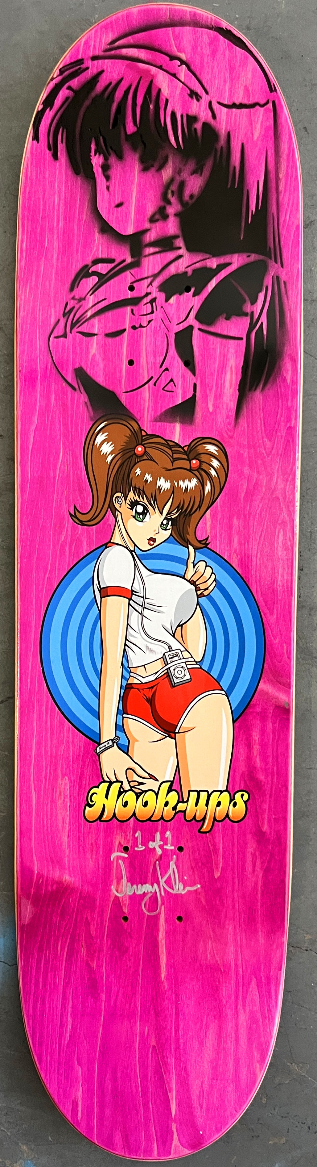 hitchhiking sakura 8.25 X 32.25 PINK MIXED PROCESS SIGNED 1 of 1
