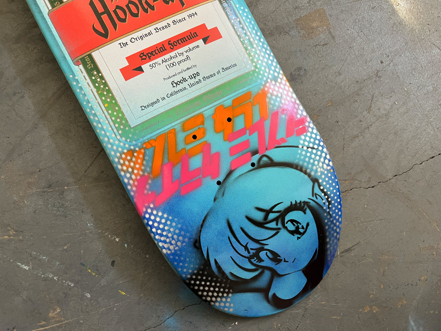 jager 8.5 X 32.25 BLUE MIXED PROCESS SIGNED 1 of 1