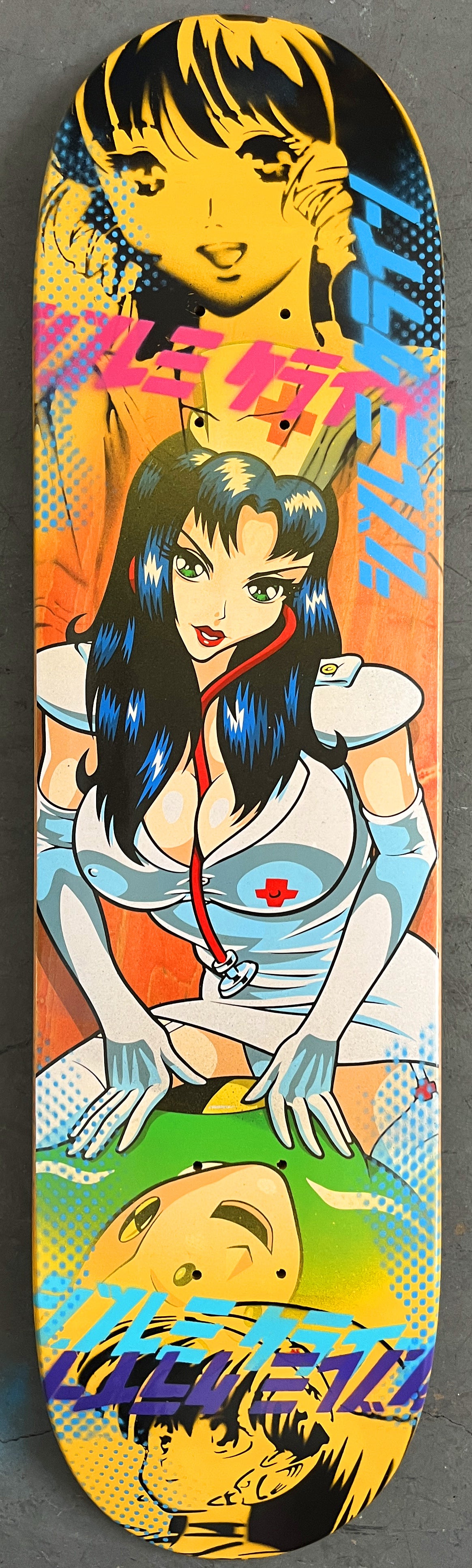 cpr nurse 8.0 X 31.75 YELLOW MIXED PROCESS SIGNED 1 of 1