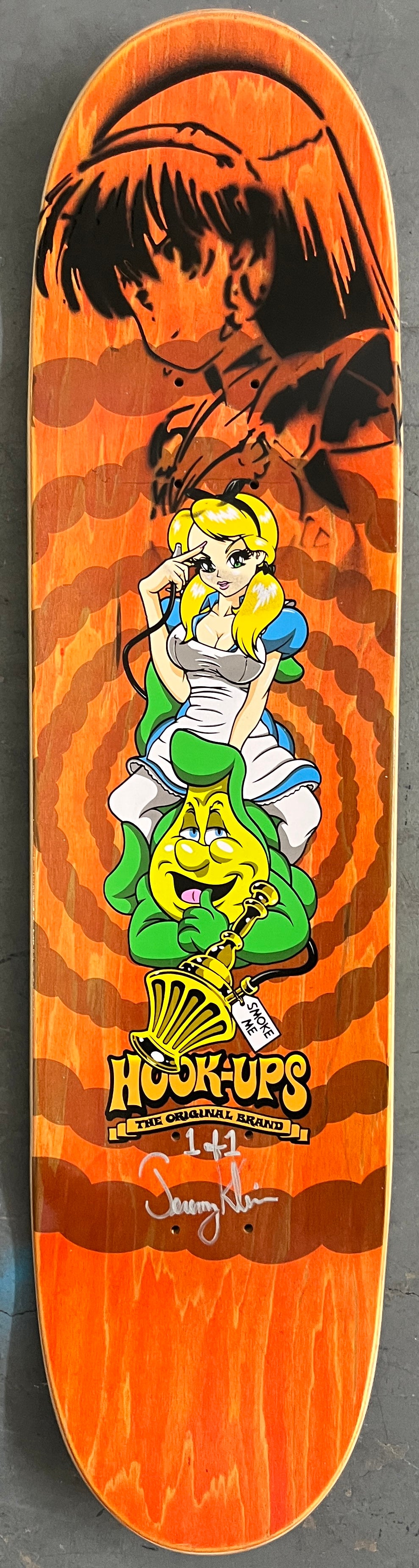 alice II 8.0 X 31.75 PURPLE MIXED PROCESS SIGNED 1 of 1