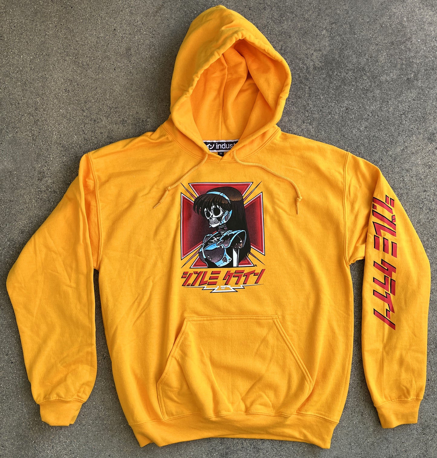 dream hawk hooded sweatshirt - GOLD