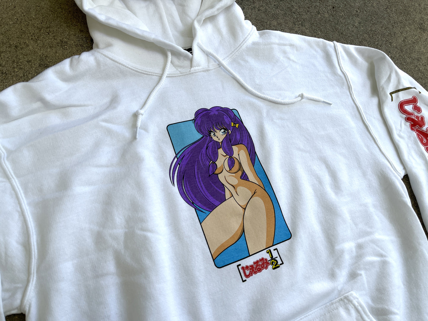 Shampoo hooded sweatshirt - WHITE