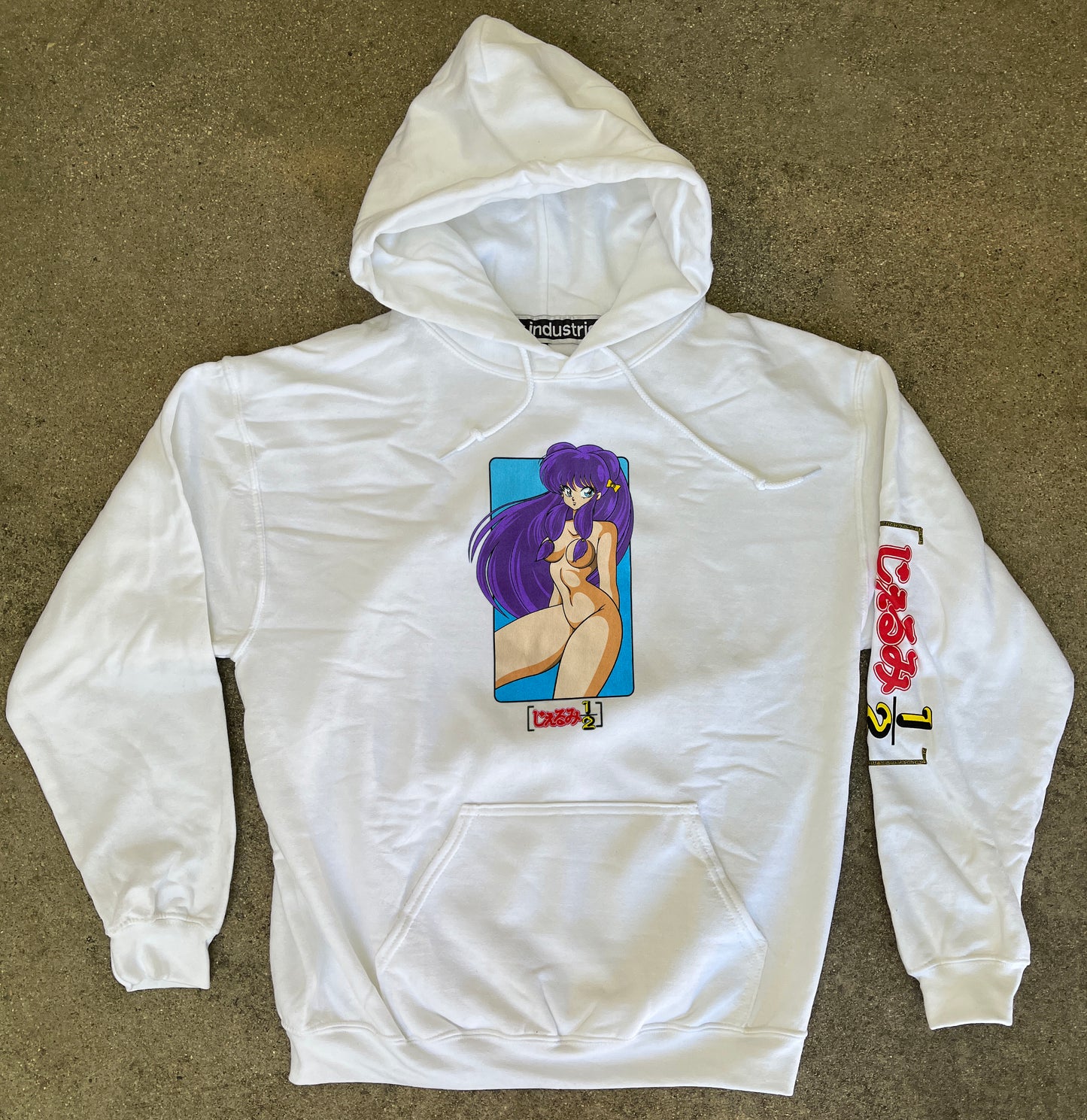 Shampoo hooded sweatshirt - WHITE