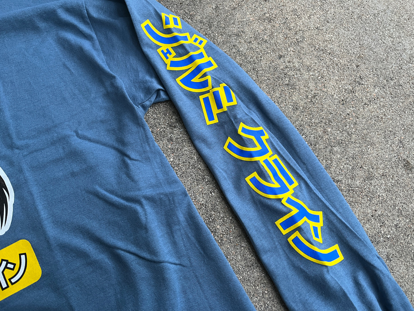 dream girl LONG SLEEVE t-shirt SLATE BLUE