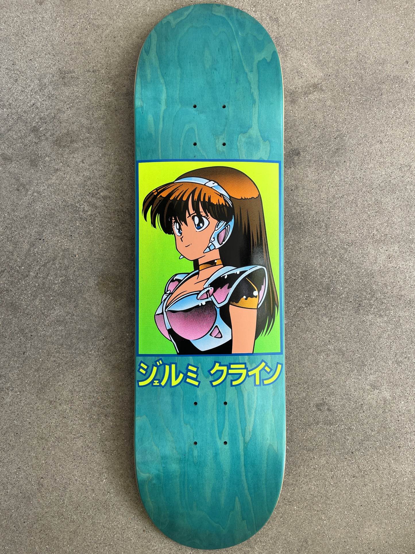 dream girl hand screened TEAL 8.5 X 32.25