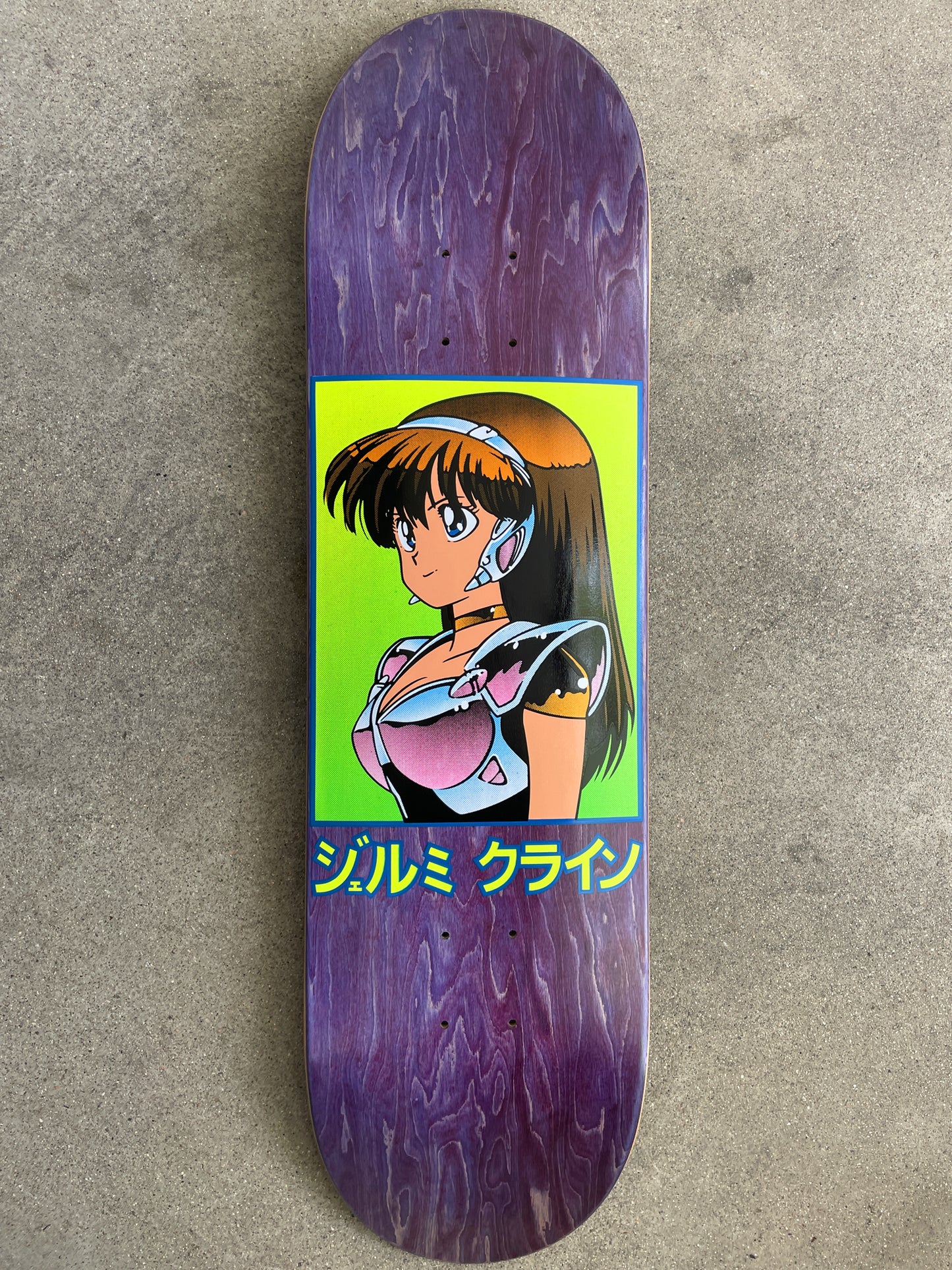 dream girl hand screened PURPLE 8.5 X 32.25