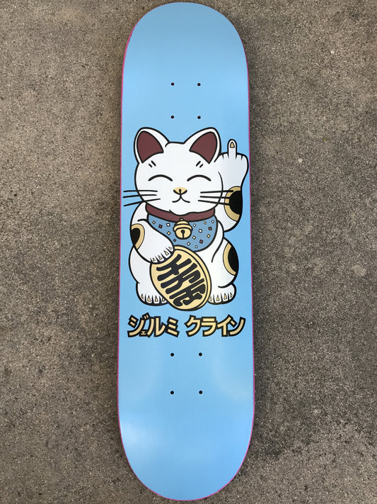 unlucky cat PEARL LIGHT BLUE 8.0 X 31.75 SIGNED