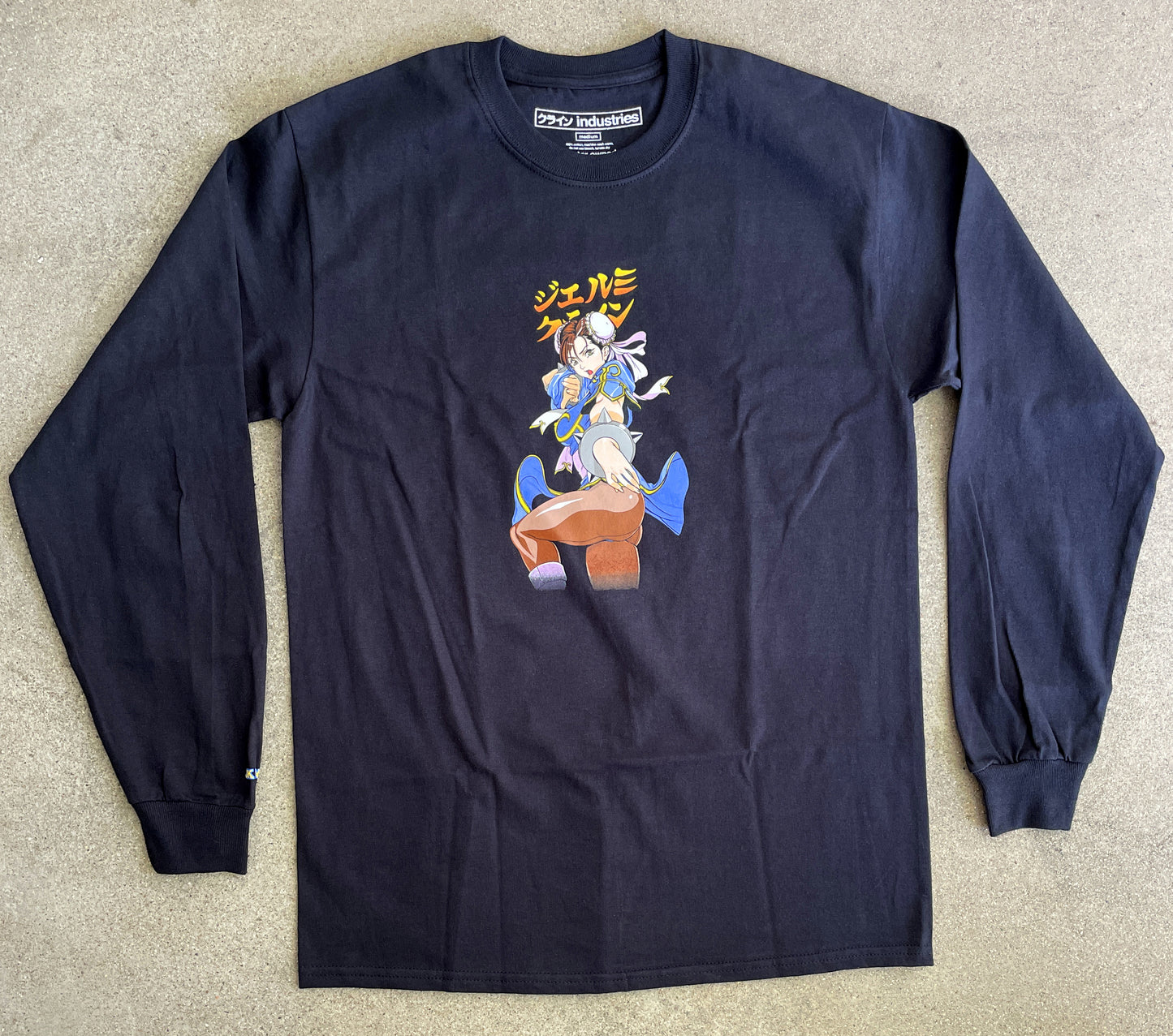 Chun li 2 LONG SLEEVE t-shirt black