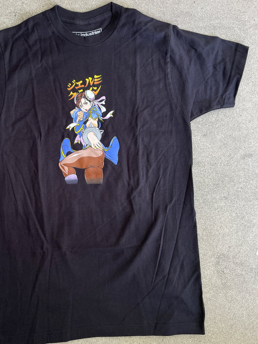 Chun li 2 t-shirt BLACK