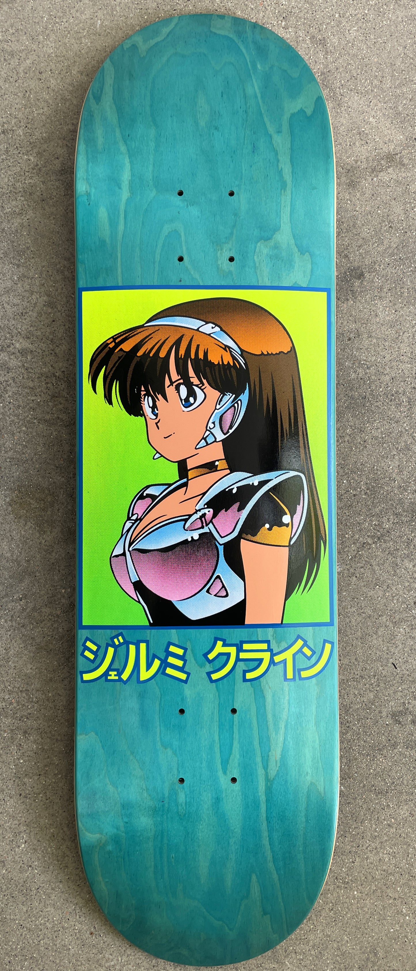 dream girl hand screened TEAL 8.5 X 32.25