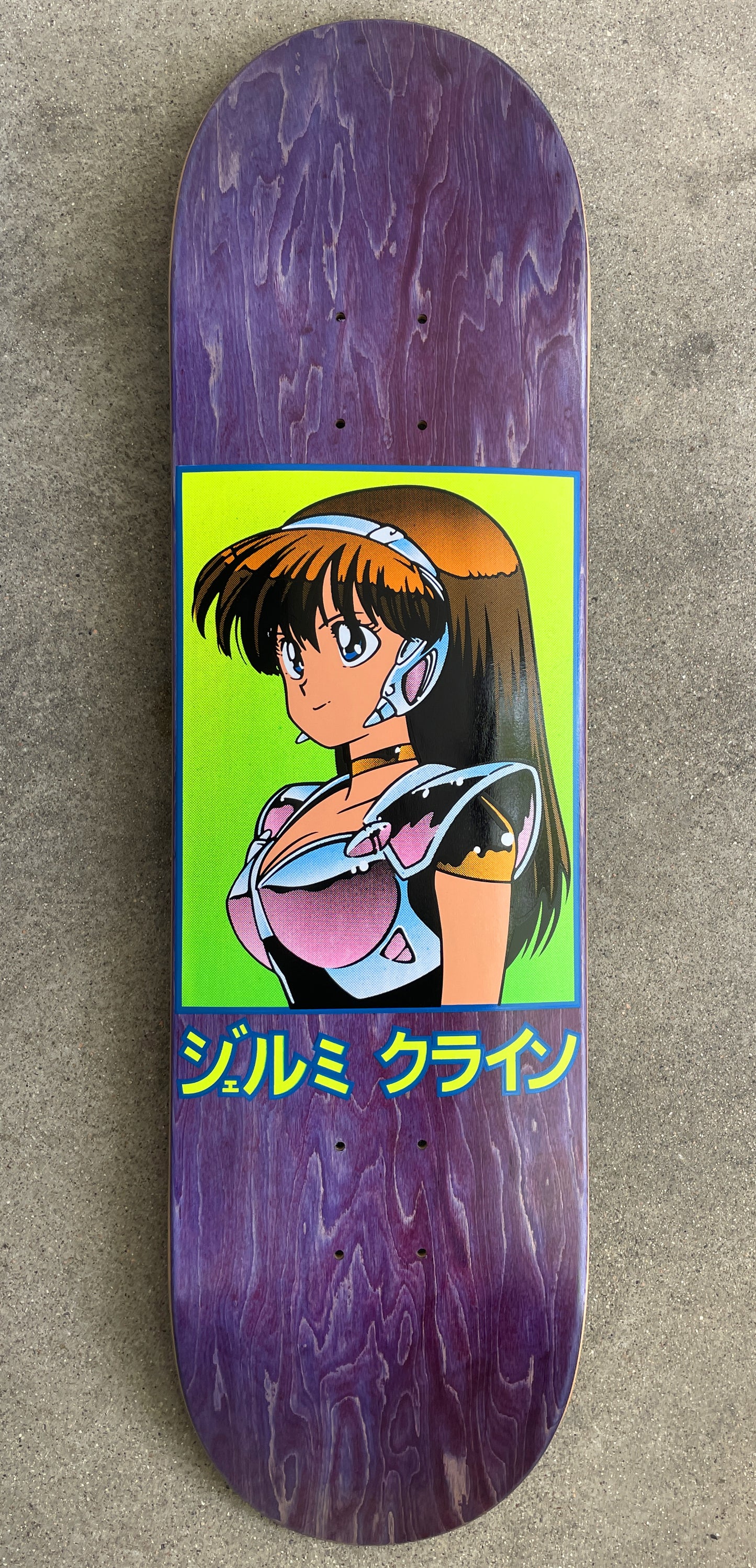 dream girl hand screened PURPLE 8.5 X 32.25