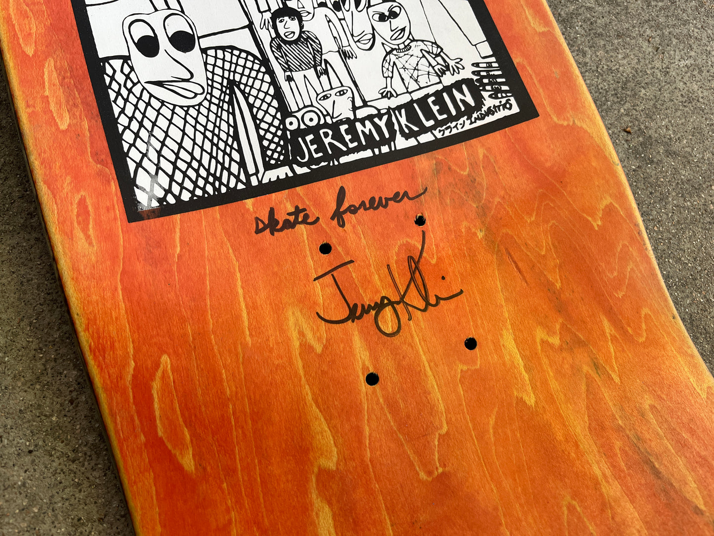 SIGNED portrait hand screened HAND PAINTED CLOUDS 9.75 X 32.25