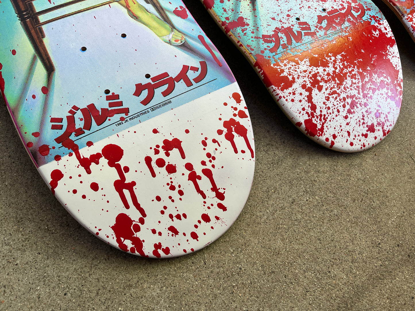 nurse 8.25 X 32.25 HAND PAINTED BLOOD W/ POSTCARD ONLY 45 MADE