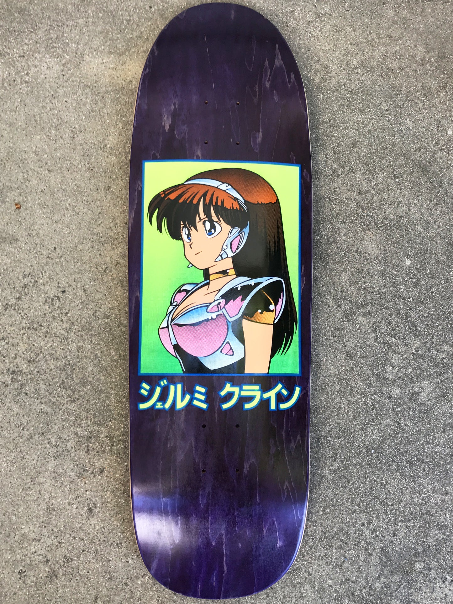 dream girl board PURPLE original size 9.5 X 31.75 wheelbase 14.25