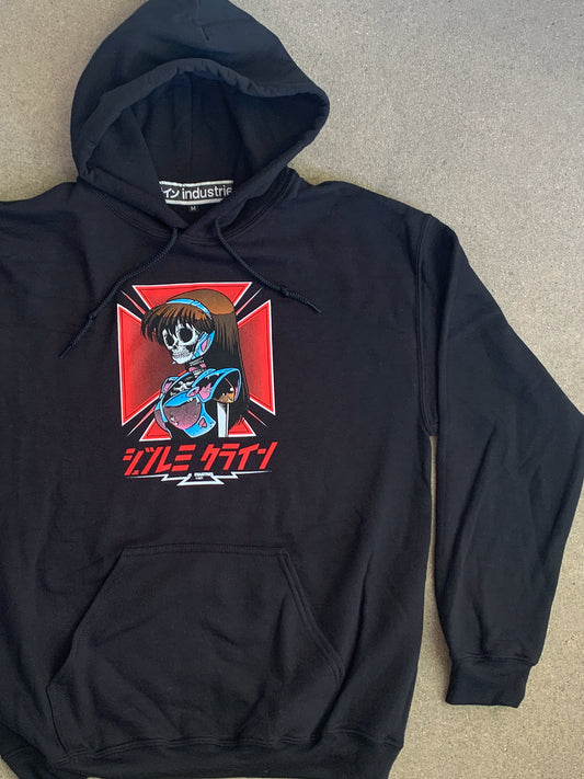 dream hawk hooded sweatshirt - BLACK