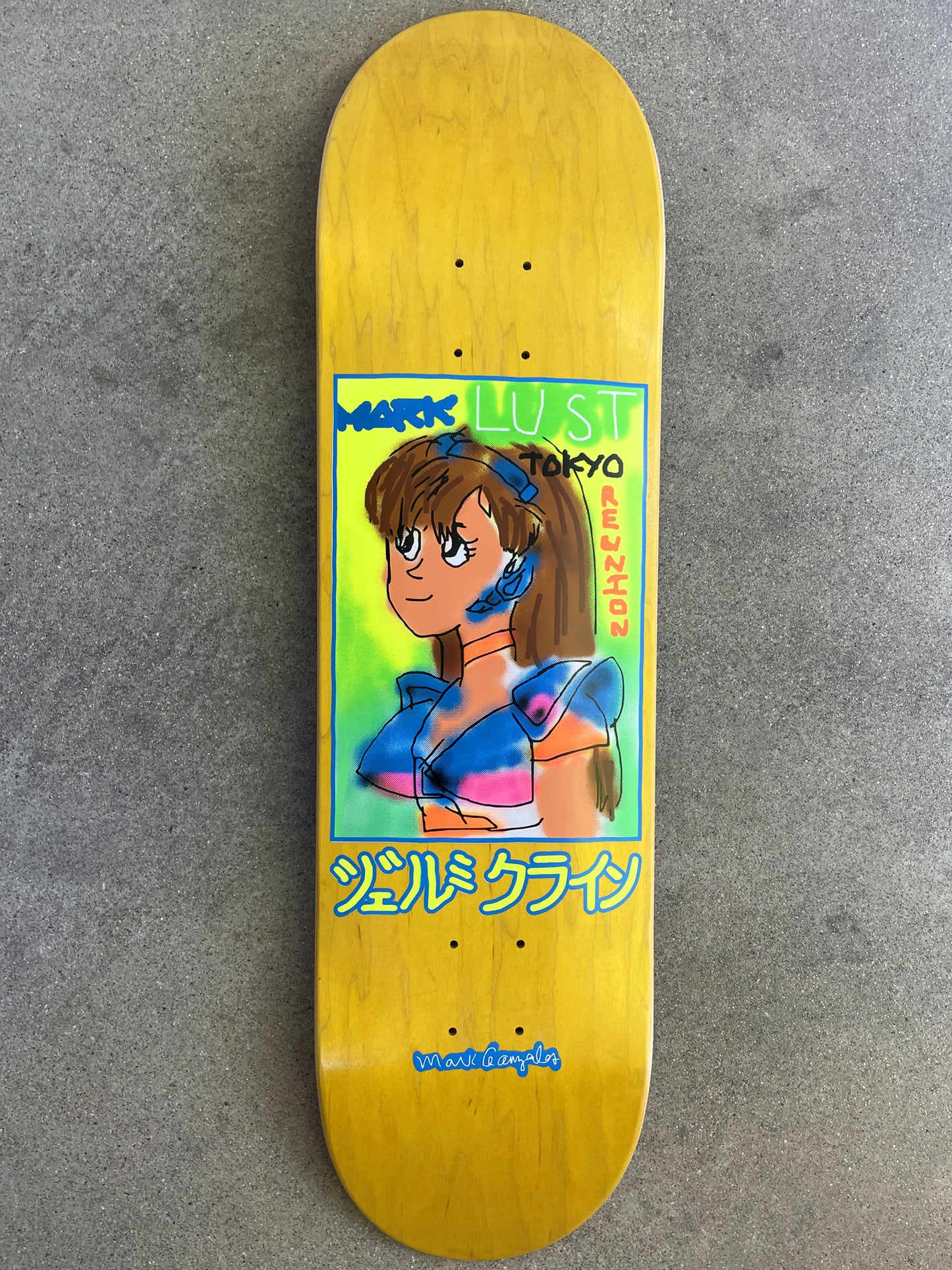 gonz dream girl YELLOW VENEER 8.5 X 32.25