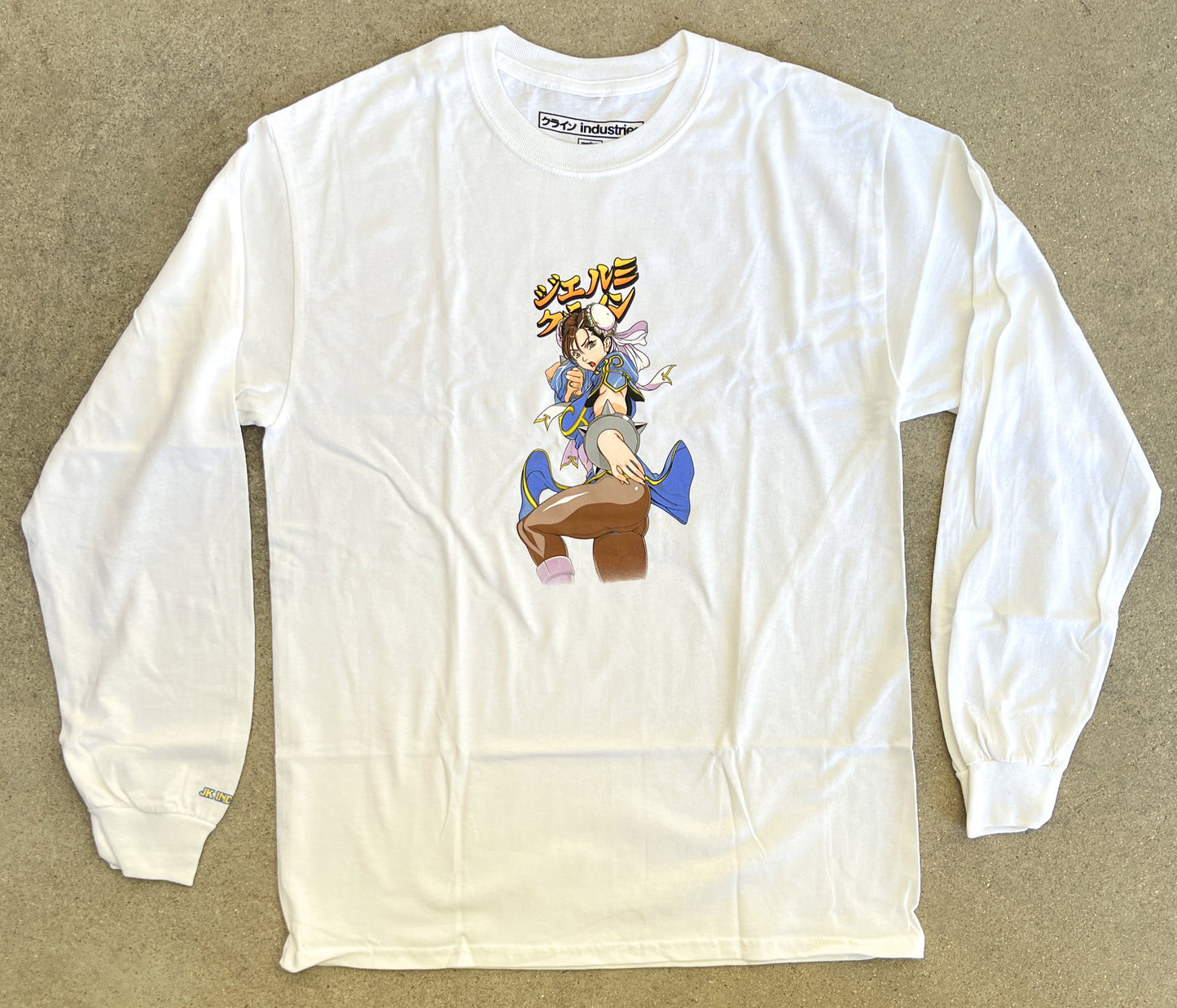Chun li 2 LONG SLEEVE t-shirt - WHITE