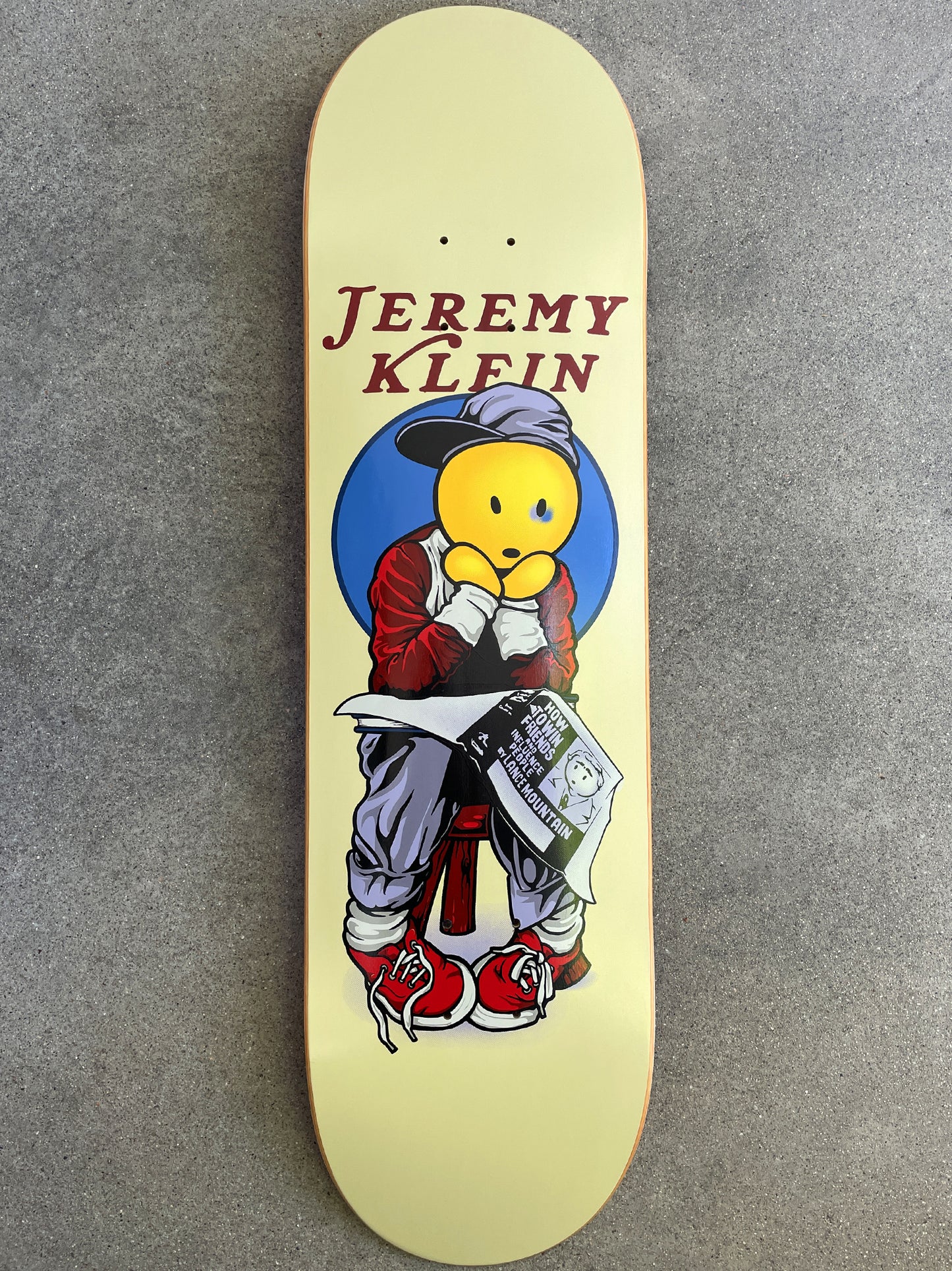 black eye kid board by lance mountain 8.5 X 32.25