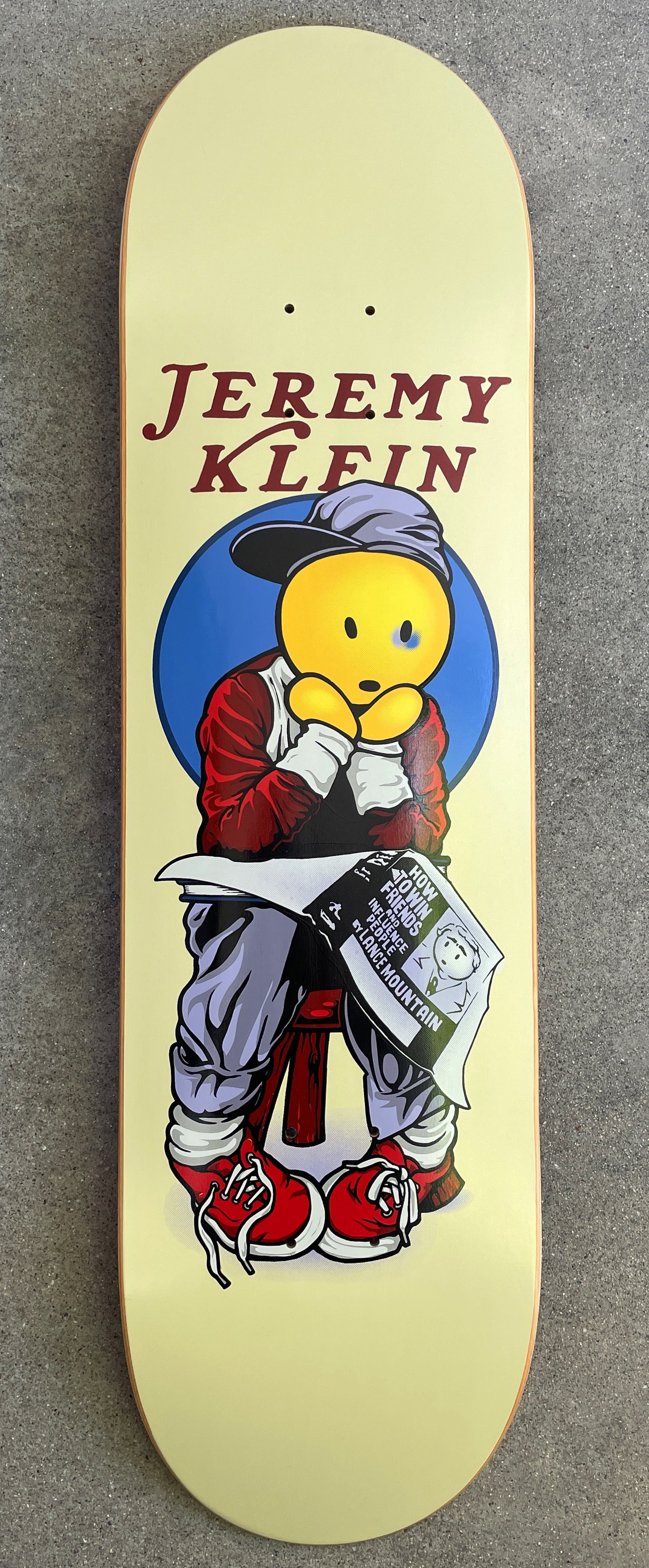 black eye kid board by lance mountain 8.5 X 32.25