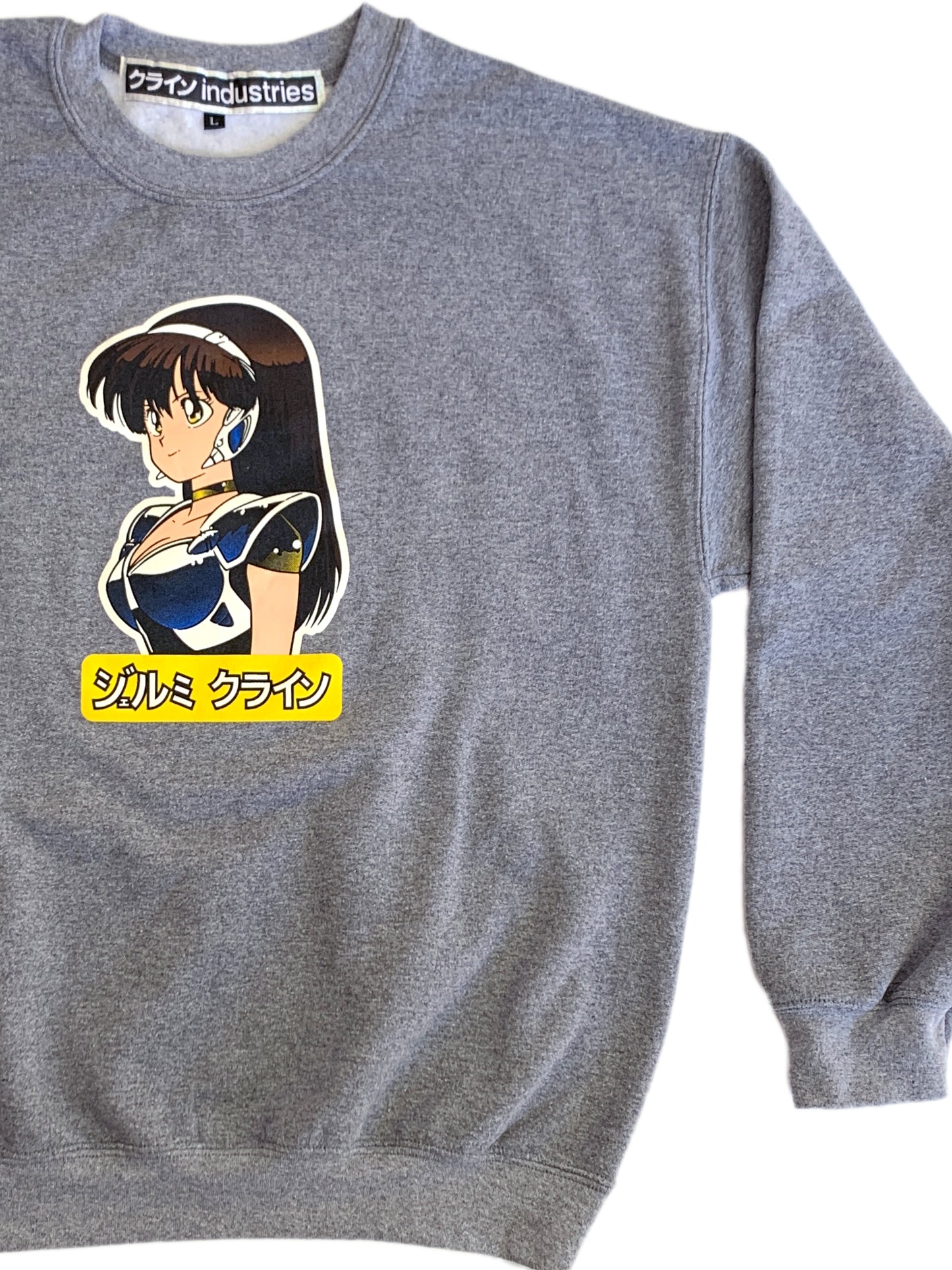 dream girl CREW sweatshirt - GRAPHITE HEATHER