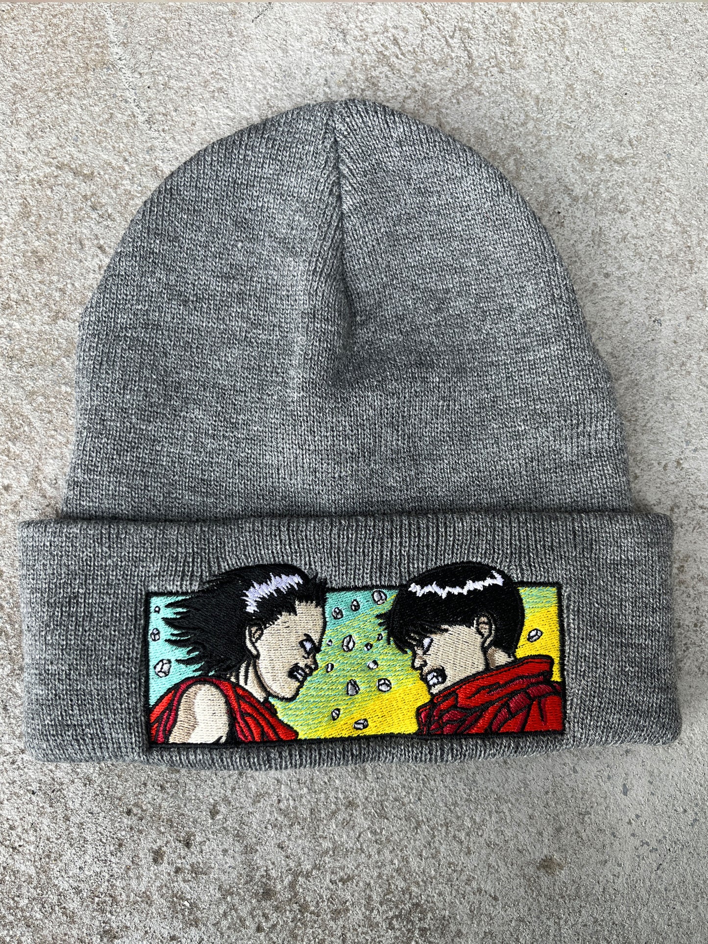 tetsuo vs. kaneda beanie - GREY