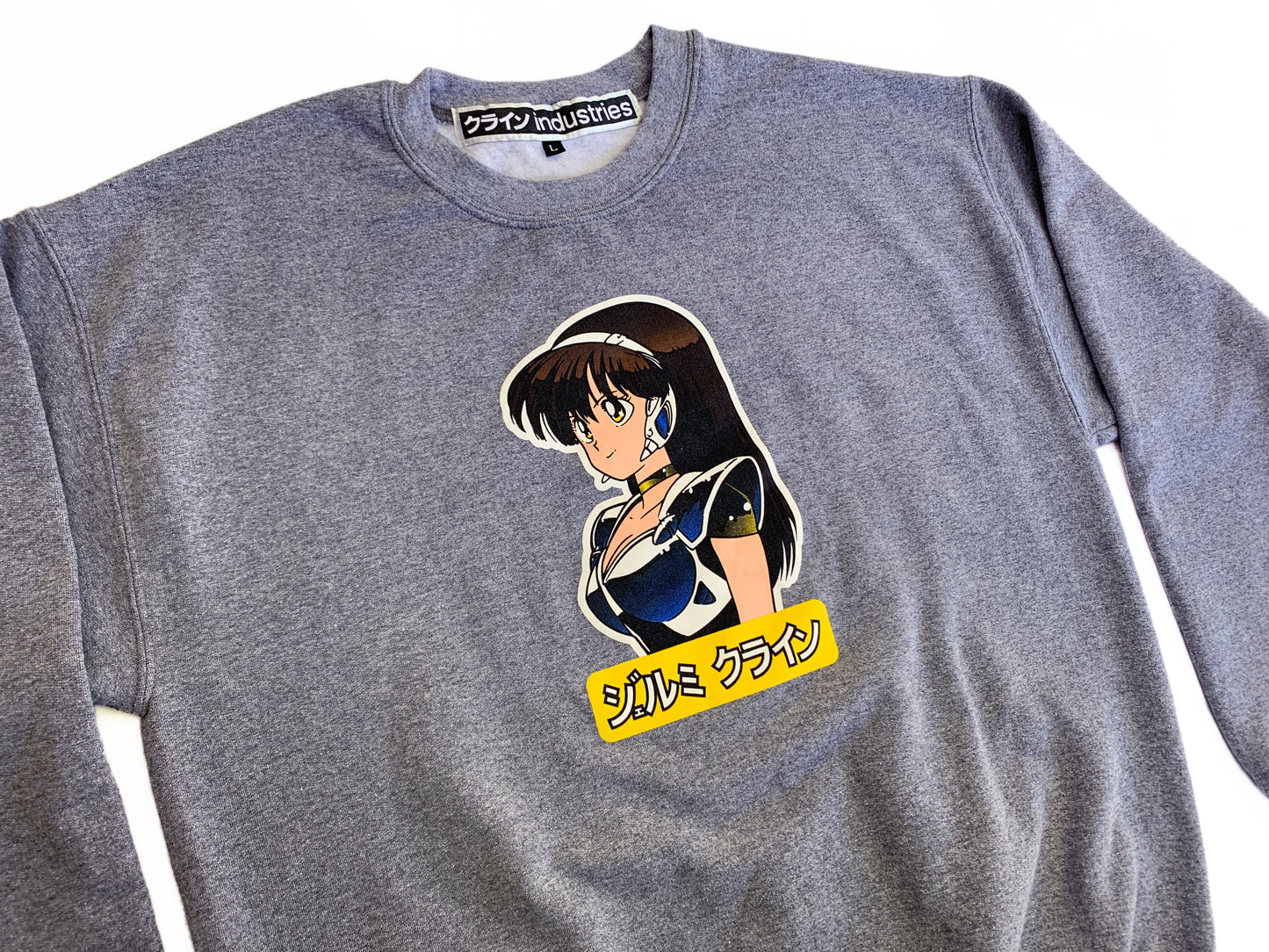 dream girl CREW sweatshirt - GRAPHITE HEATHER