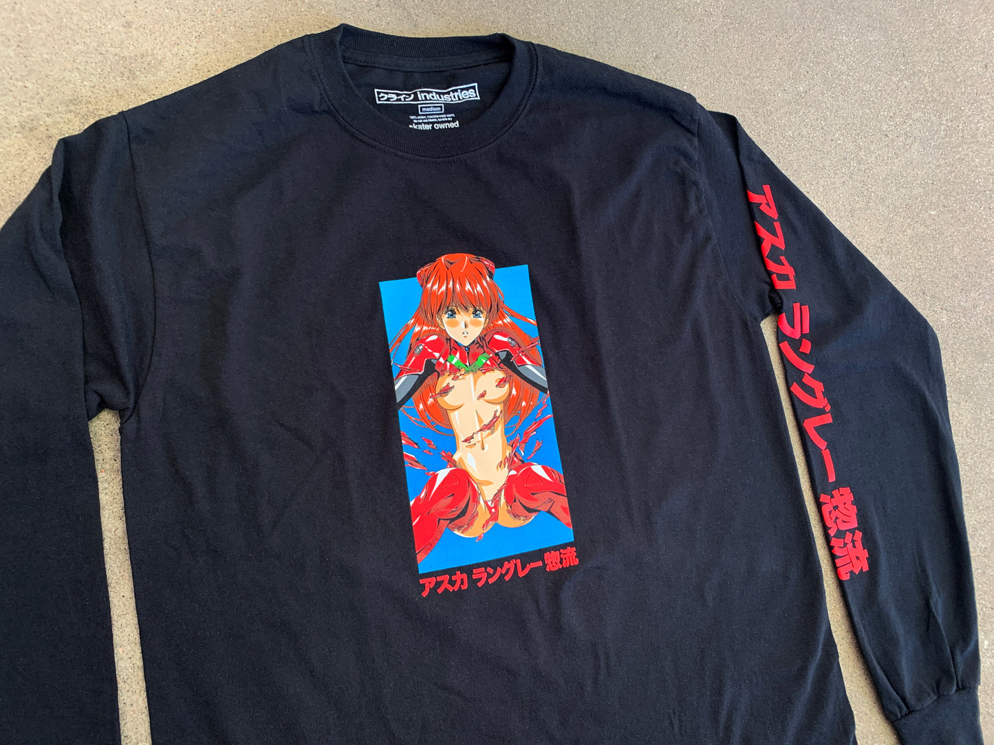 asuka LONG SLEEVE t-shirt BLACK