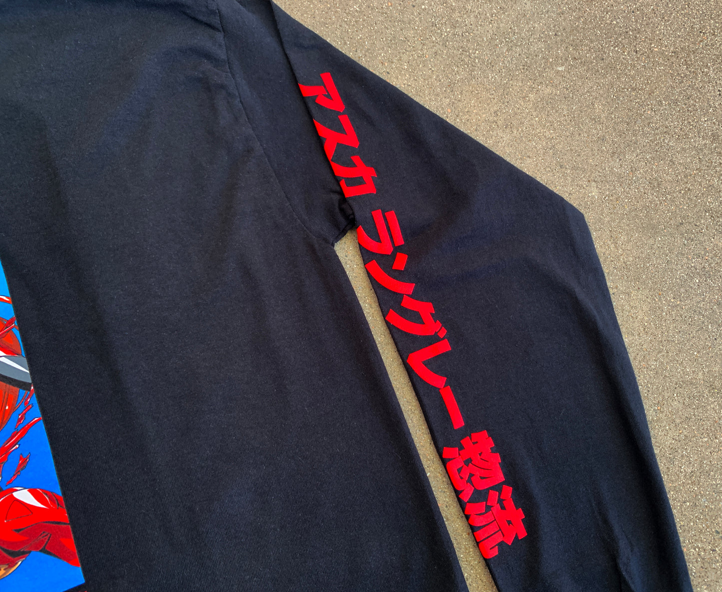 asuka LONG SLEEVE t-shirt BLACK