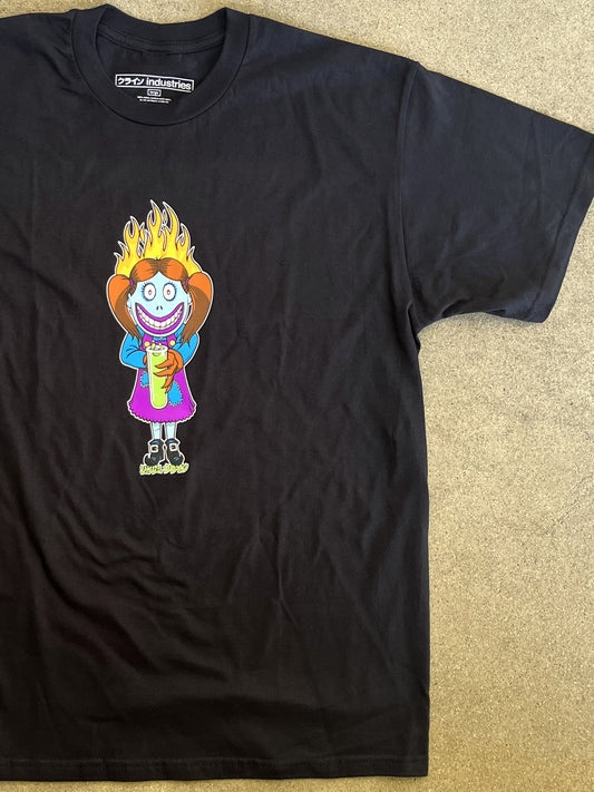 demon child t-shirt BLACK