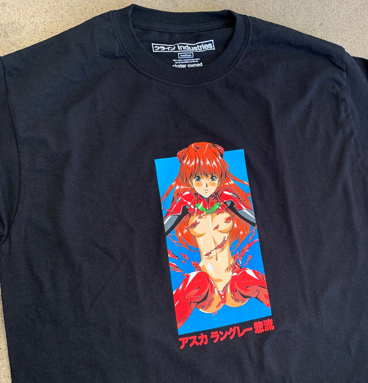 asuka t-shirt BLACK