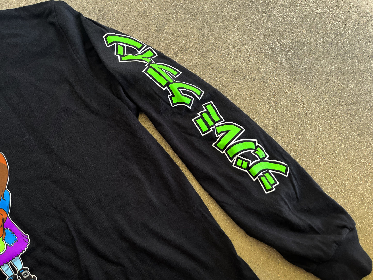 demon child LONG SLEEVE t-shirt BLACK