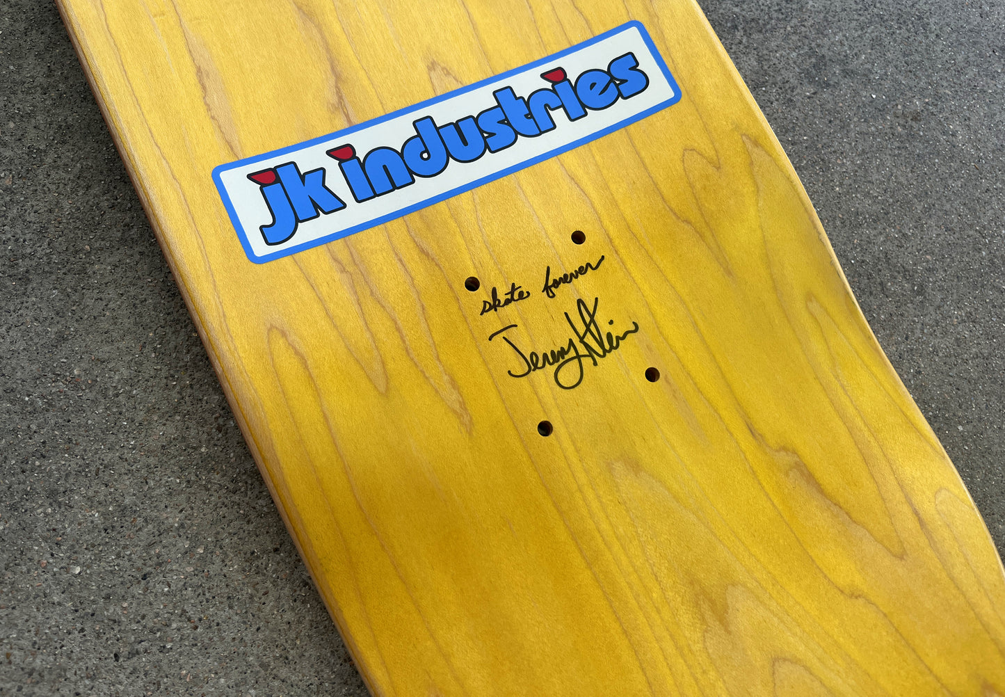 SIGNED demon child 8.25 X 32.25 hand screened