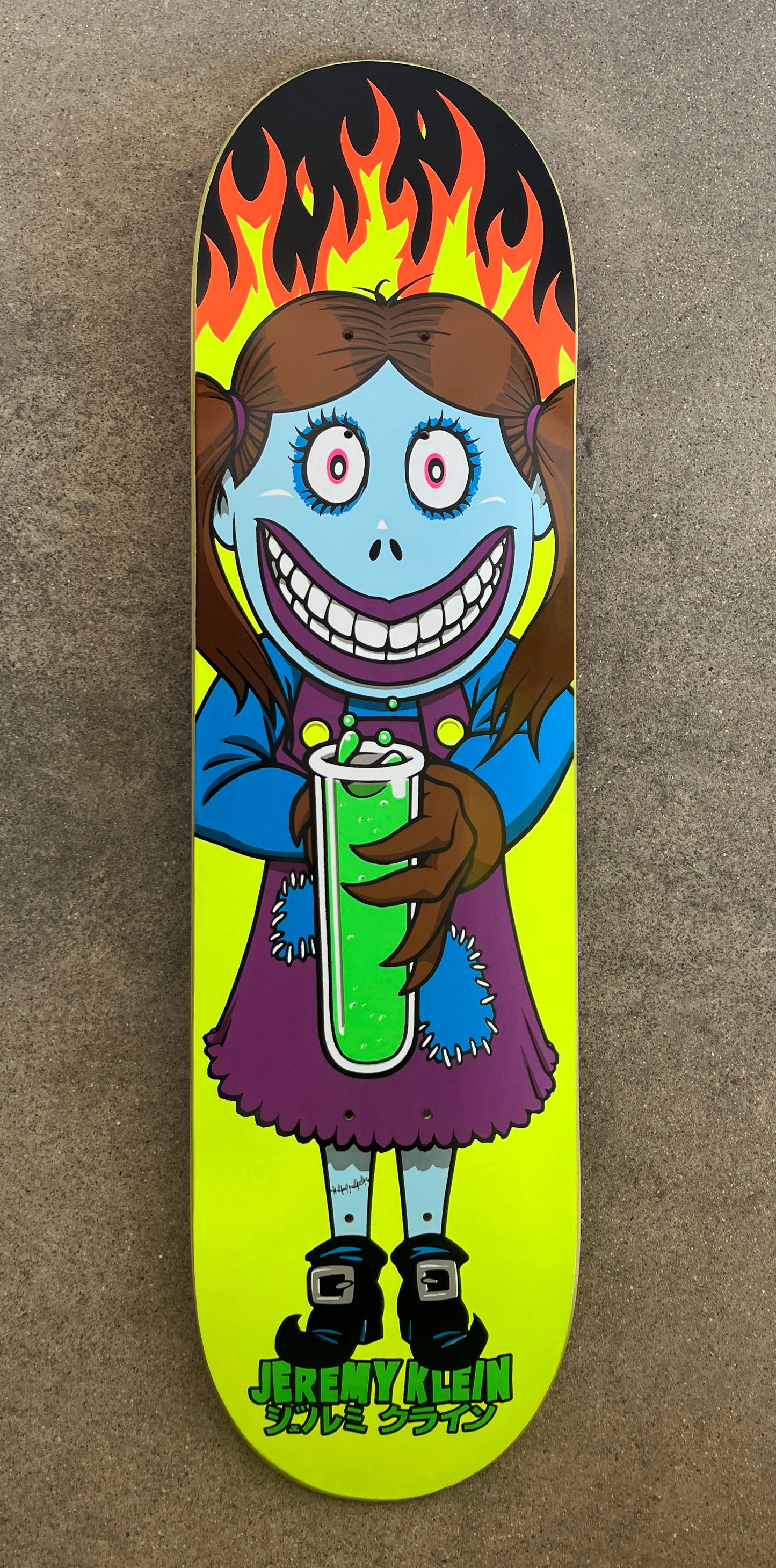 SIGNED demon child 8.25 X 32.25 hand screened