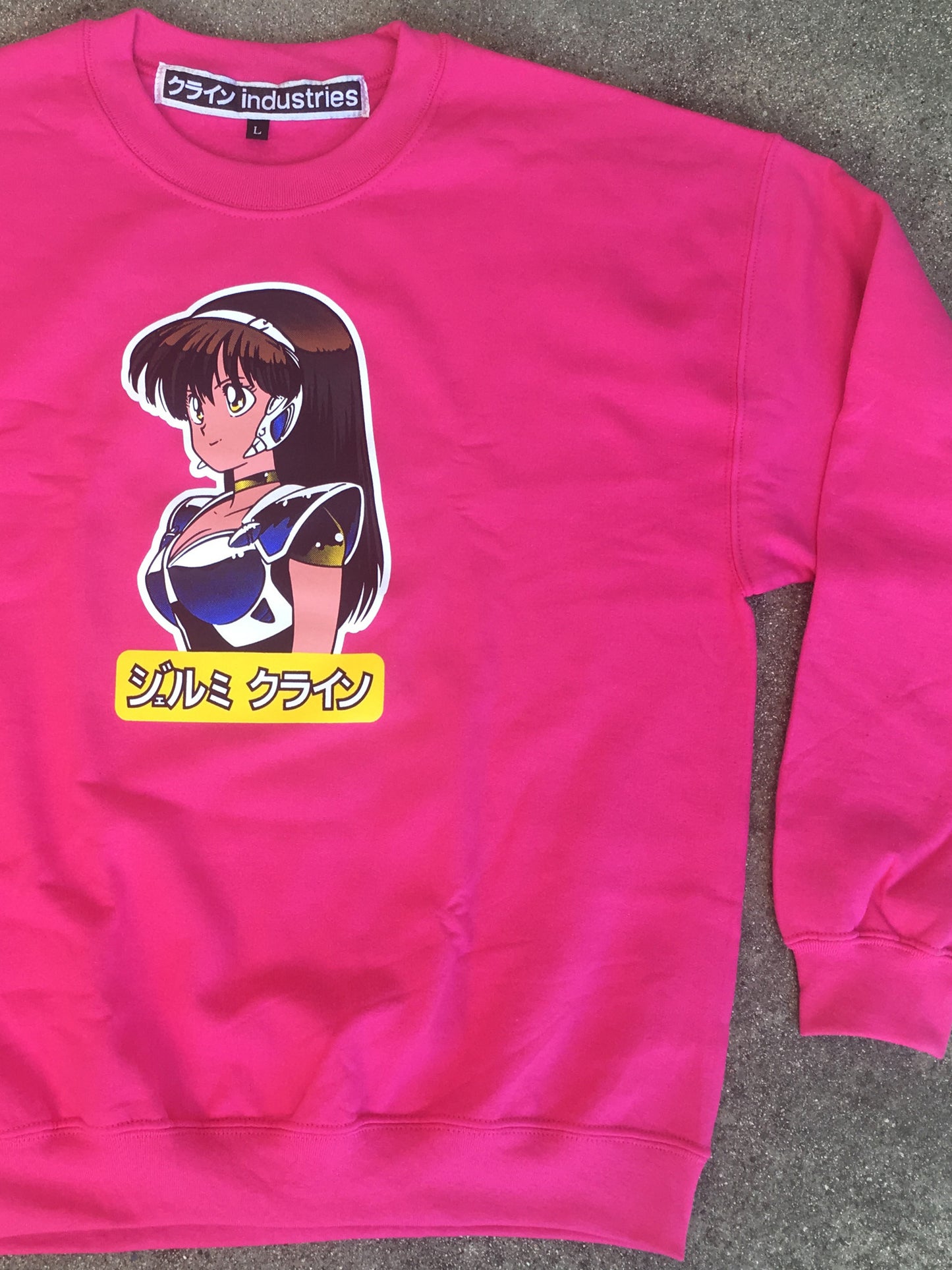 dream girl CREW sweatshirt - PINK/HELICONIA