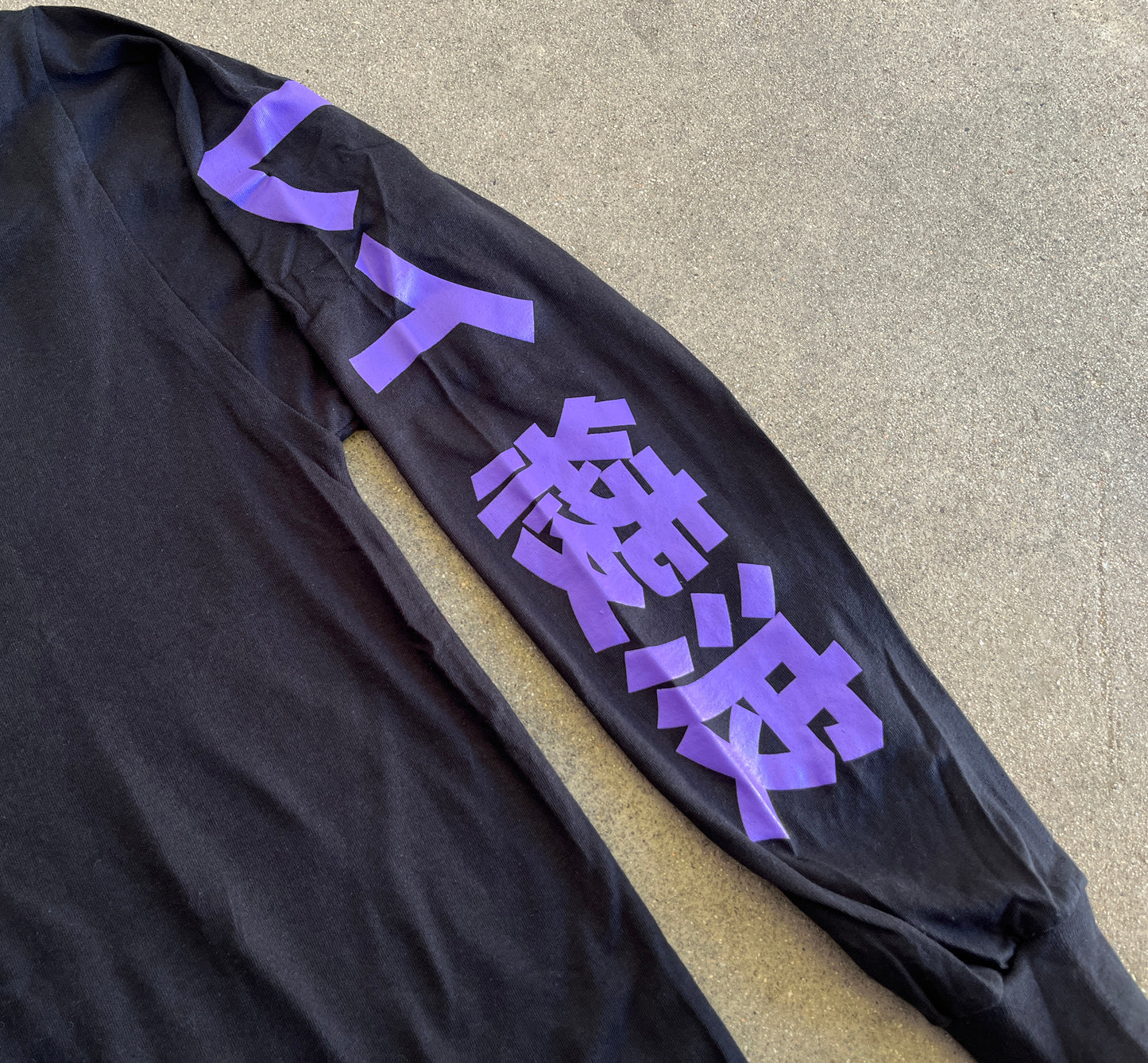 rei vol.2 LONG SLEEVE t-shirt - BLACK