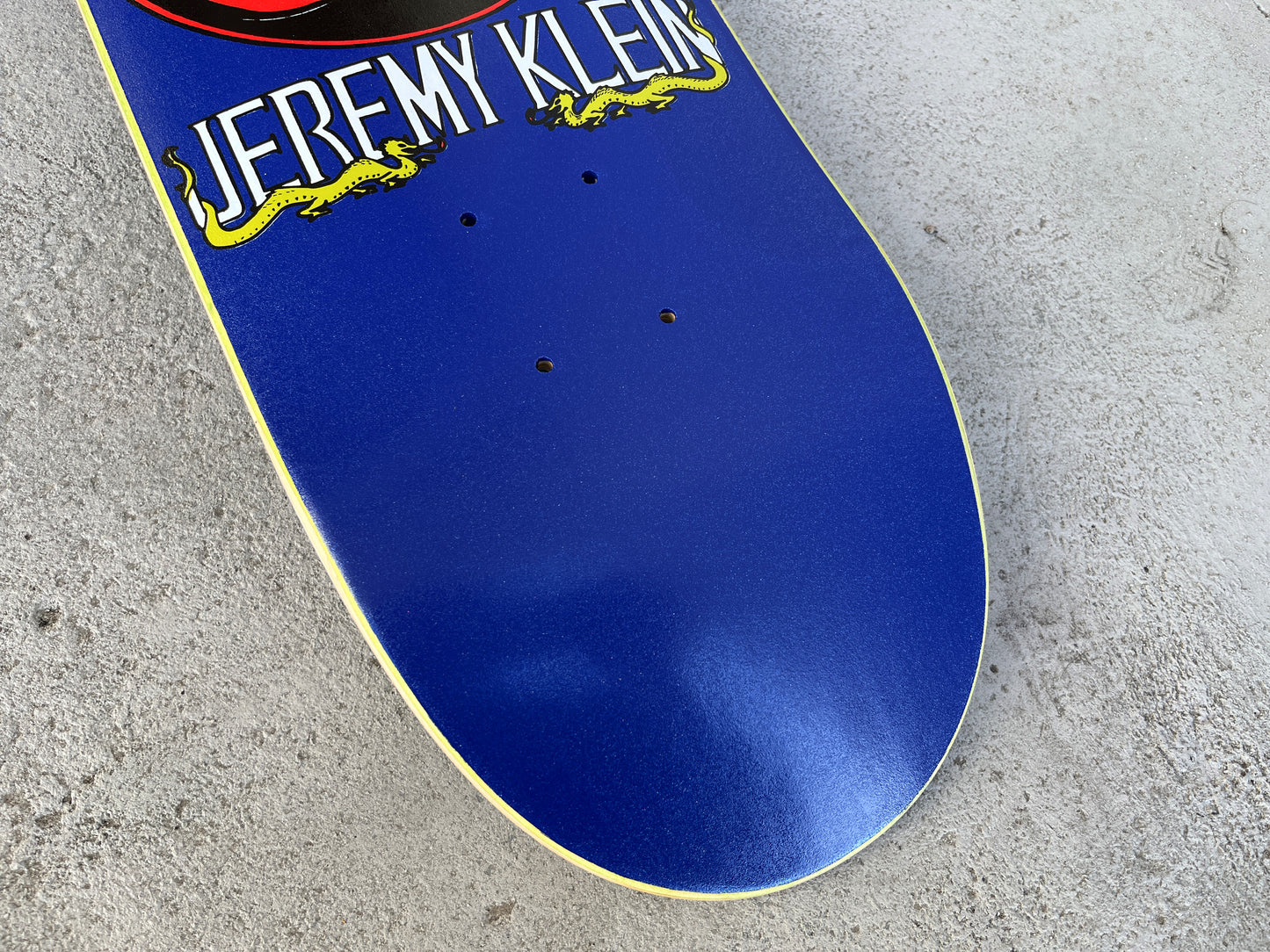 SIGNED jeremy klein dragon HAND SCREENED METALLIC BLUE ONLY 10 MADE