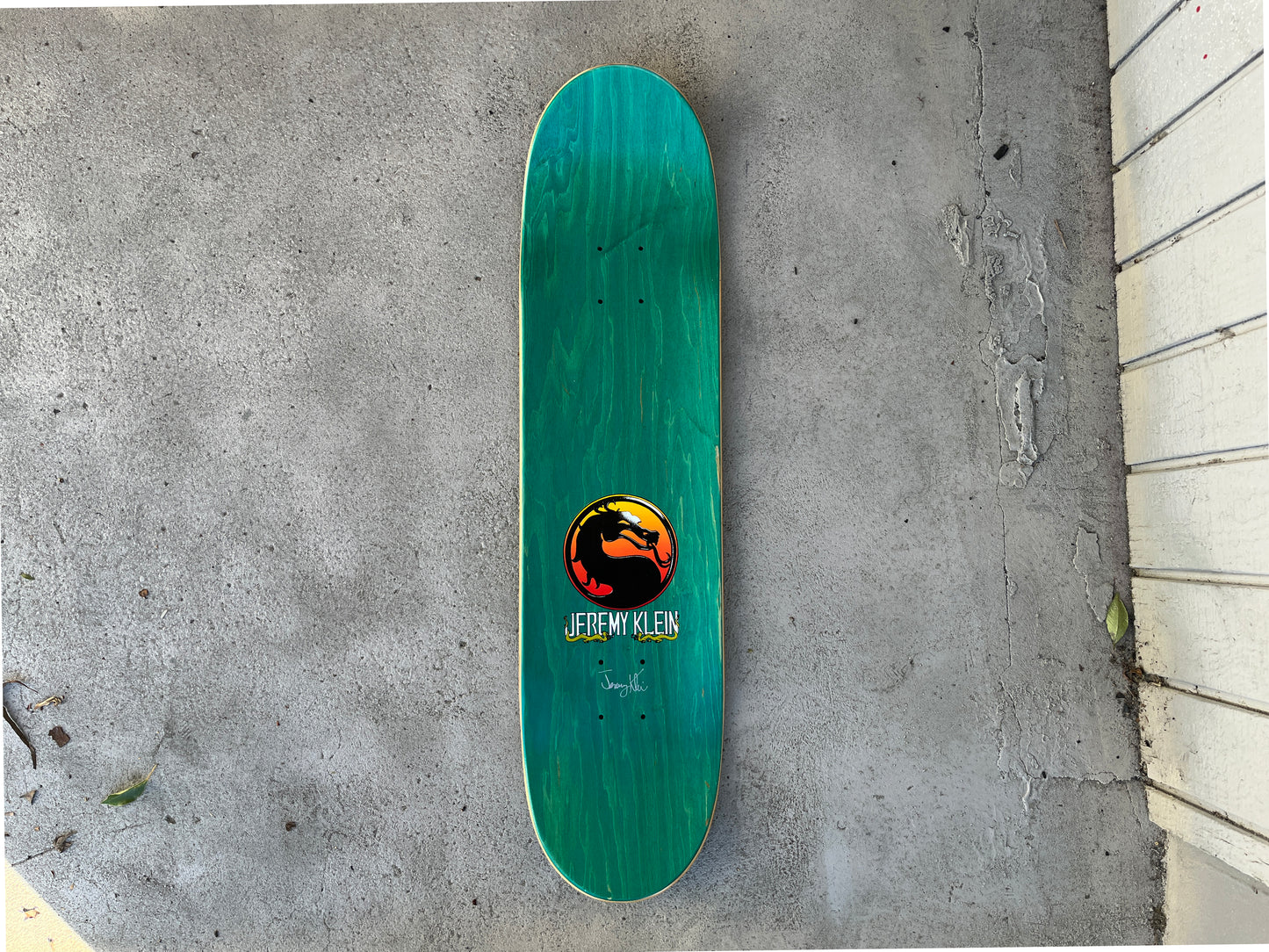 SIGNED klein dragon 8.0 X 31.75 HAND SCREENED FATALITY VERSION